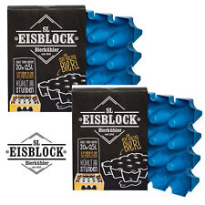 2 x SL Eisblock Bierkühler Flaschenkühler Bierkastenkühler Kühlung 0,5 Liter Neu