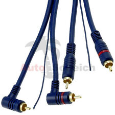 Cinch Kabel 5m Remote Leitung RCA Verstärker Endstufe Adapter Chinch Stecker KFZ