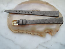 XL Leder Uhrenarmband Ersatzband grau 12 mm  b763