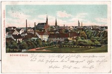 alte Ak Schwiebus, Panorama
