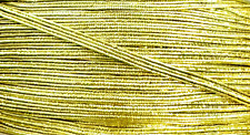 5m Gummilitze gold Lurex