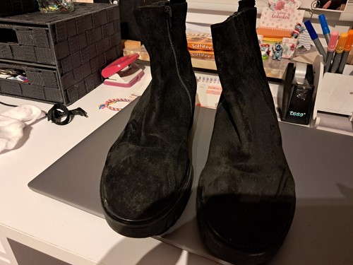 Leder stiefelette gabor - leder,