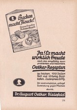 Bielefeld  1932 " Dr. August Oetker "  Werbung  1936