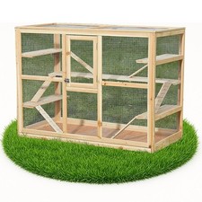 Nagerkäfig Hamsterkäfig Mäusekäfig Kleintierkäfig Rattenkäfig Holz Käfig XXL