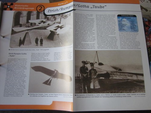 Etrich rumpler gotha taube - rumpler, /