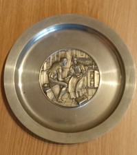 160 zinn wandteller - ,