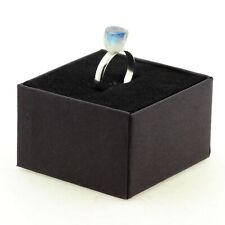 Steine Und Minéraux. Ring Euklas Brutto Beschichtet Argent. 10.32 Ct. Gr Réglabl