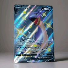 Lapras V Shiny Full Art Pokemon Karte Deutsch SV110/SV122 Glänzendes Schicksal