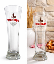 1 Henninger Bierglas ❤️