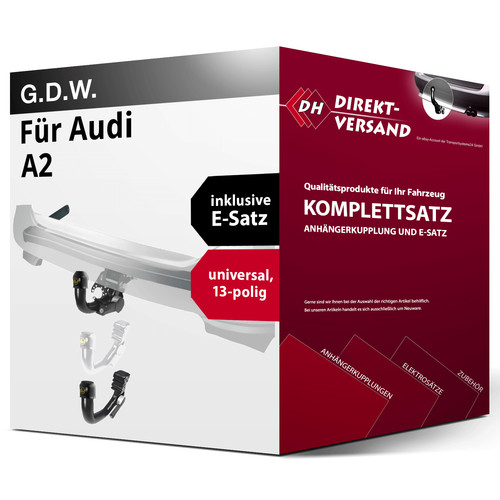 Anhängerkupplung abnehmbar - , +