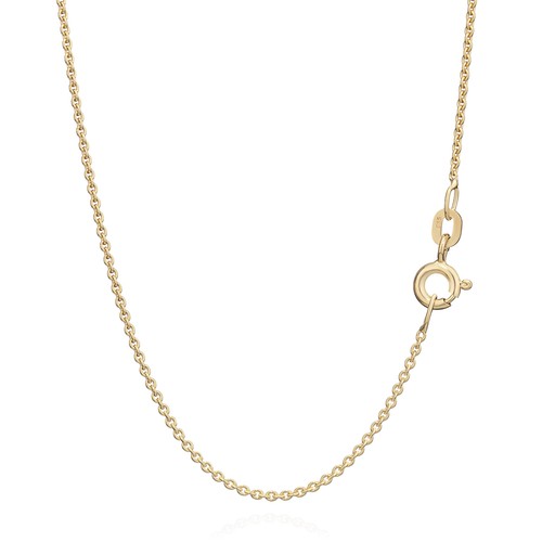 80cm ankerkette 585 gelbgold - ankerkette,