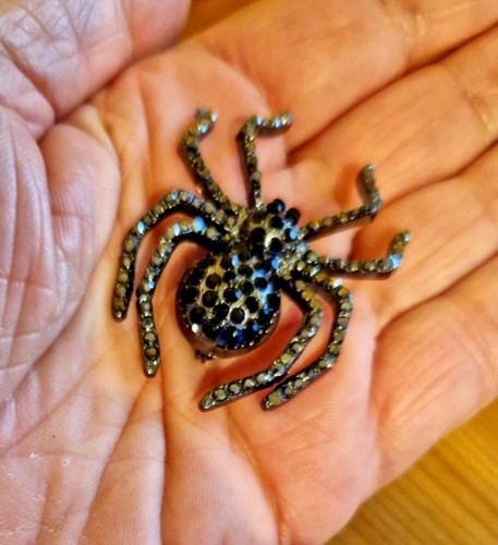 Brosche spinne strass - brosche,