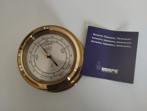 Wempe barometer messing - barometer,,