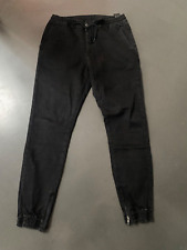 Coutie Jeans L schwarz Herrenjeans Herrenhose lang Gummizug Designerjeans