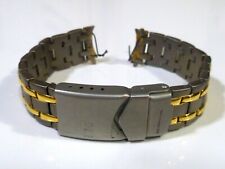 14 mm TITAN UHRENARMBAND MIT BANDANSTÖSSE KLAPPSCHLIESSE BICOLOR 1481