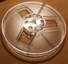 Leerspulen Bandrollen für Tonbänder 8mm Plastik Transparent BASF