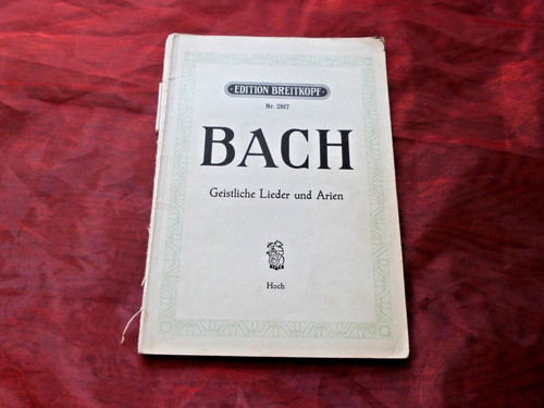 Bach geistliche lieder - bach,