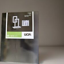 Wofi ALBERTA Tischleuchte Aluminium brushed 11W LED 3000K 500lm Table Tischlampe