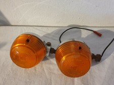 Aus Nachlass--Original Honda CM185T Beide Blinker in Chromfassung--(2)