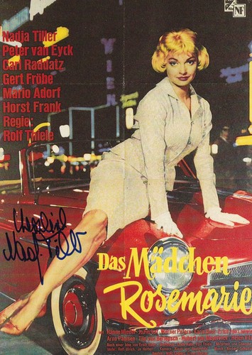 Nadja tiller originalautogramm - nadja,
