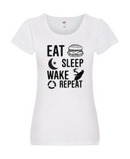 Wakeboard | Surfliebhaber | Surfer | Surferin Damen Shirt Weiß