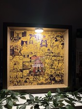 Gold Roger Manga Aussteller mit Raw & PSA Licht Bgs usw