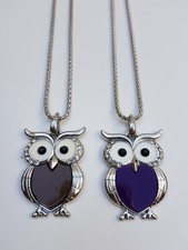 Halskette 80 cm Anhänger Eule