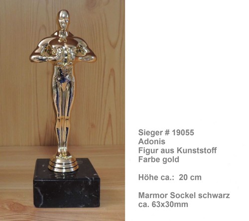 Sieger figur auf marmor - 1,
