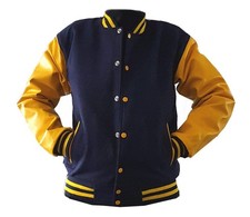 Windhound US Collegejacke, College Jacke, Lederärmel, Jacke, Retro, 90er 80er