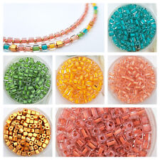 Glasperlen Würfel 3x3 mm