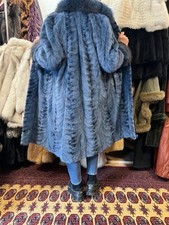 Nerzmantel mit Fuchs Nerz Pelz