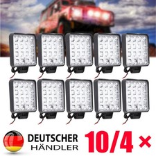 10/4X 12V/24V LED Arbeitsscheinwerfer Offroad Scheinwerfer Traktor LKW Bagger DE