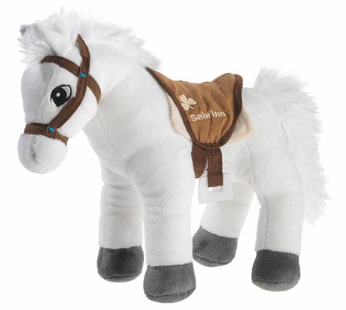 Pferd sabrina stehend sattel - pferd,