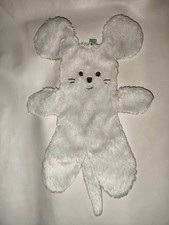 Kik ergee  Hase rabbit weiss Schmusetuch Kuscheltuch Schnuffeltuch 25cm TOP