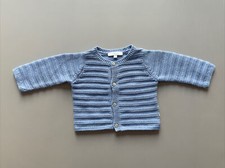 JACADI STRICKJACKE CARDIGAN GR.62 CM • 3 MONATE IN BLAU