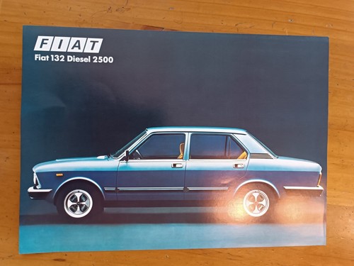 Prospekt fiat 132 automobilia - fiat,