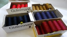 50 stück Gütermann Steppgarn Nähgarn 30er Jeansgarn Ledergarn Taschen Neu