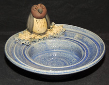 Keramikteller Schüssel Blau