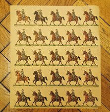 Konvolut, 4 Ausschneidebögen