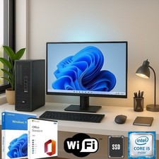 PC-Set | HP ProDesk + 27" Monitor | i5-6500 | 16GB RAM | 256GB SSD + 500GB HDD