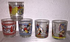 raussuchen nutella-THE FLASH DC Comic-ASTERIX 1995-LOONEY TUNES-Sammelgläser