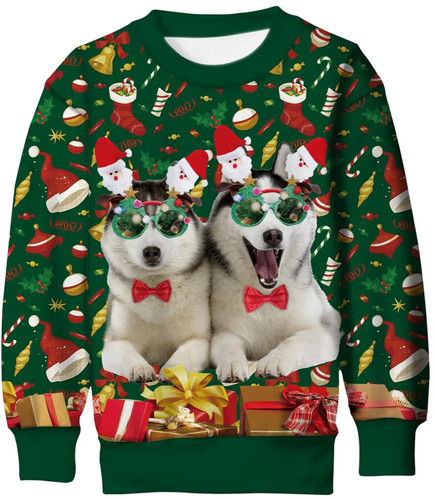 Xmas kinder hund - 3d,