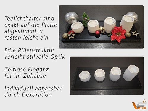 Teelicht deko set - teelicht,