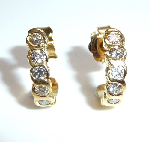 Ohrringe creolen 750 gold - 750,