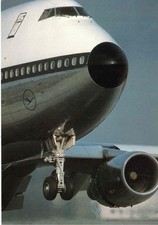Flugzeug-Postkarte (05)  – Lufthansa – Boeing 747