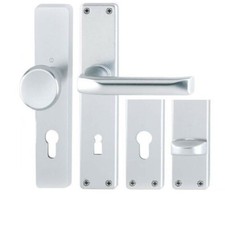 Hoppe London Langschild Alu F1 BB,PZ,WC,WG Türgriff Türdrücker Drückergarnitur