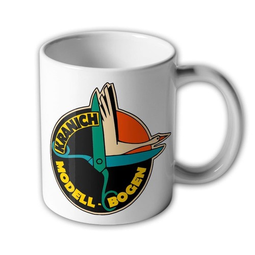 Tasse kranich modell bogen - kranich, ddr