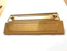 Briefeinwurf Messing edel Neu