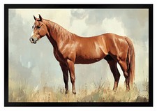 Fußmatte braunes Pferd Schmutzfangmatte F2644	