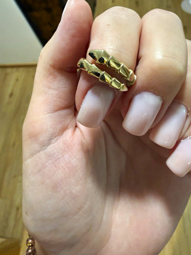 585 gelbgold ring bandring - 585,